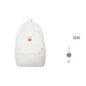 KAMLUI Nylon Backpacks Backpack Unisex Ecru/Black/Pink/Yellow/Blue