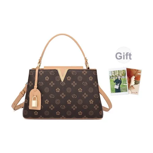 RED DRAGONFLY PVC Тоут Сумка через плечо Сумка Женская Кофейного цвета