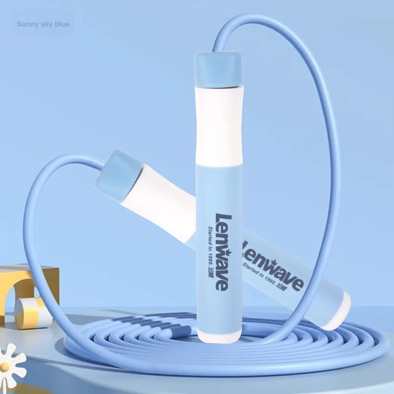 LENWAVE Casual Entertainment Non Countable Jump Ropes Adults Handle Material Silicone, Rope Material Steel Wire 2m-1