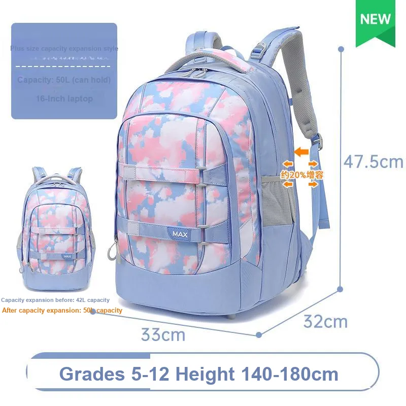 HERDER Polyester Student Bag Large Size-16