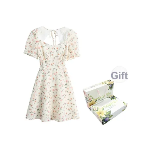 MOPB Короткий рукав Платье Женское