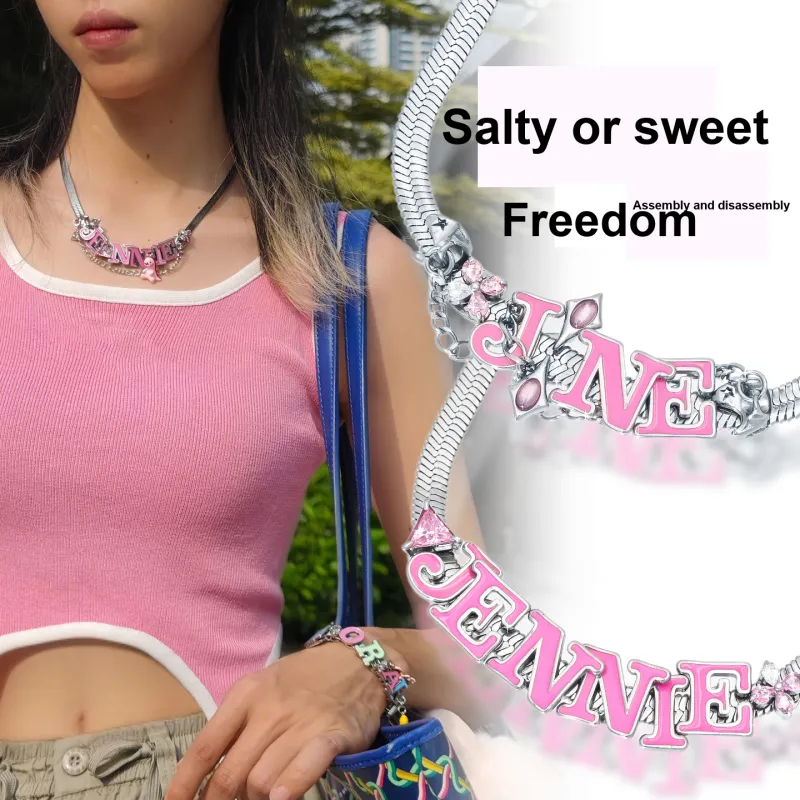 MADE BY DIZON Zircon Necklaces Women's-1