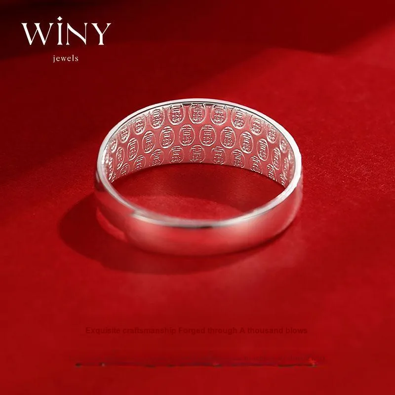 WINY 999 Fine Silver Rings Unisex-2