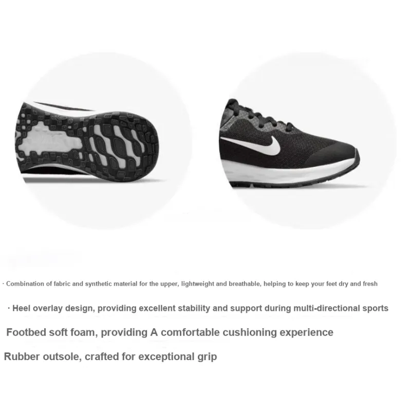 Nike Revolution 6 'Black White' GS-1