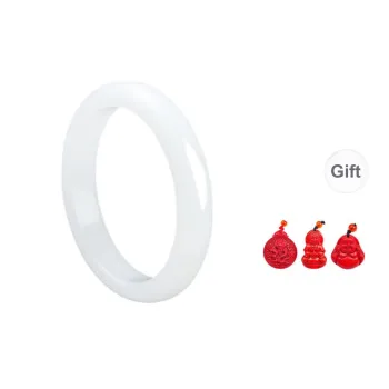 MUGONGZI Natural Colored Glaze Bangles Women's