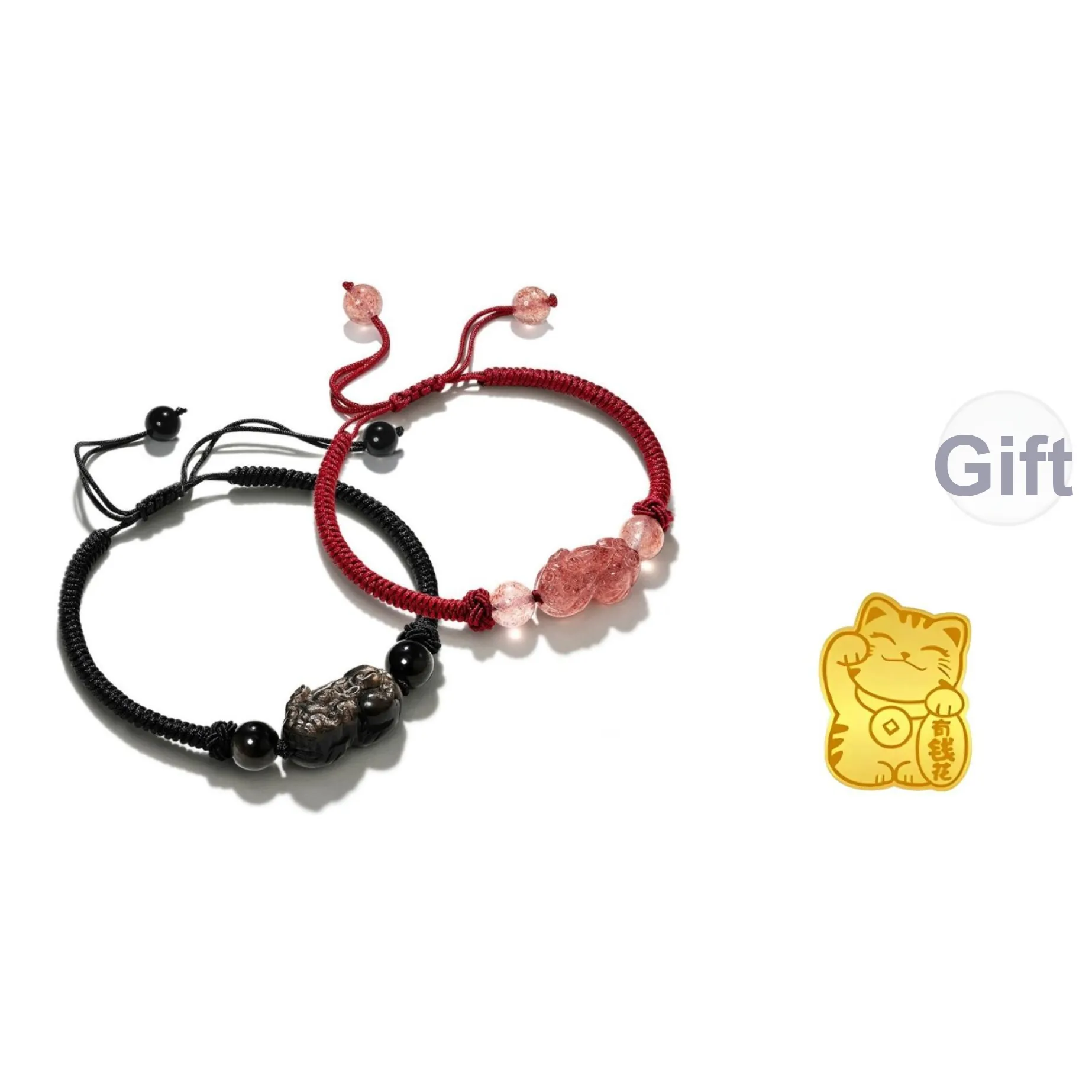 STYLEJING Серебряный SHEEN Обсидиан Браслеты Унисекс