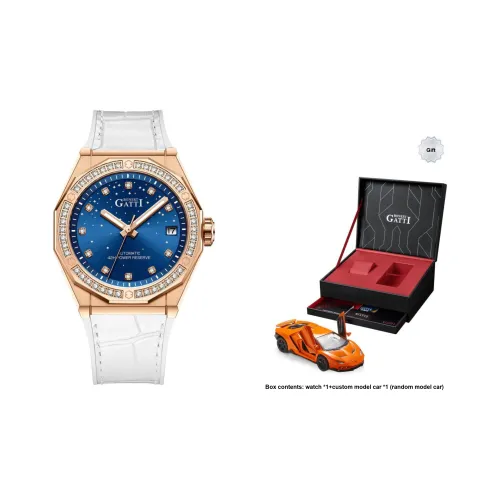 Бугатти Автоматический Механический Movement Женские Часы 36мм*36мм*8мм Синий