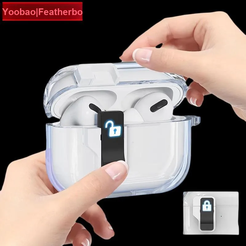 Yoobao Compatibility AirPods4 Protective Cover With Automatic Latch, Fully Enclosed, Impact Resistant Headphone Cases-2