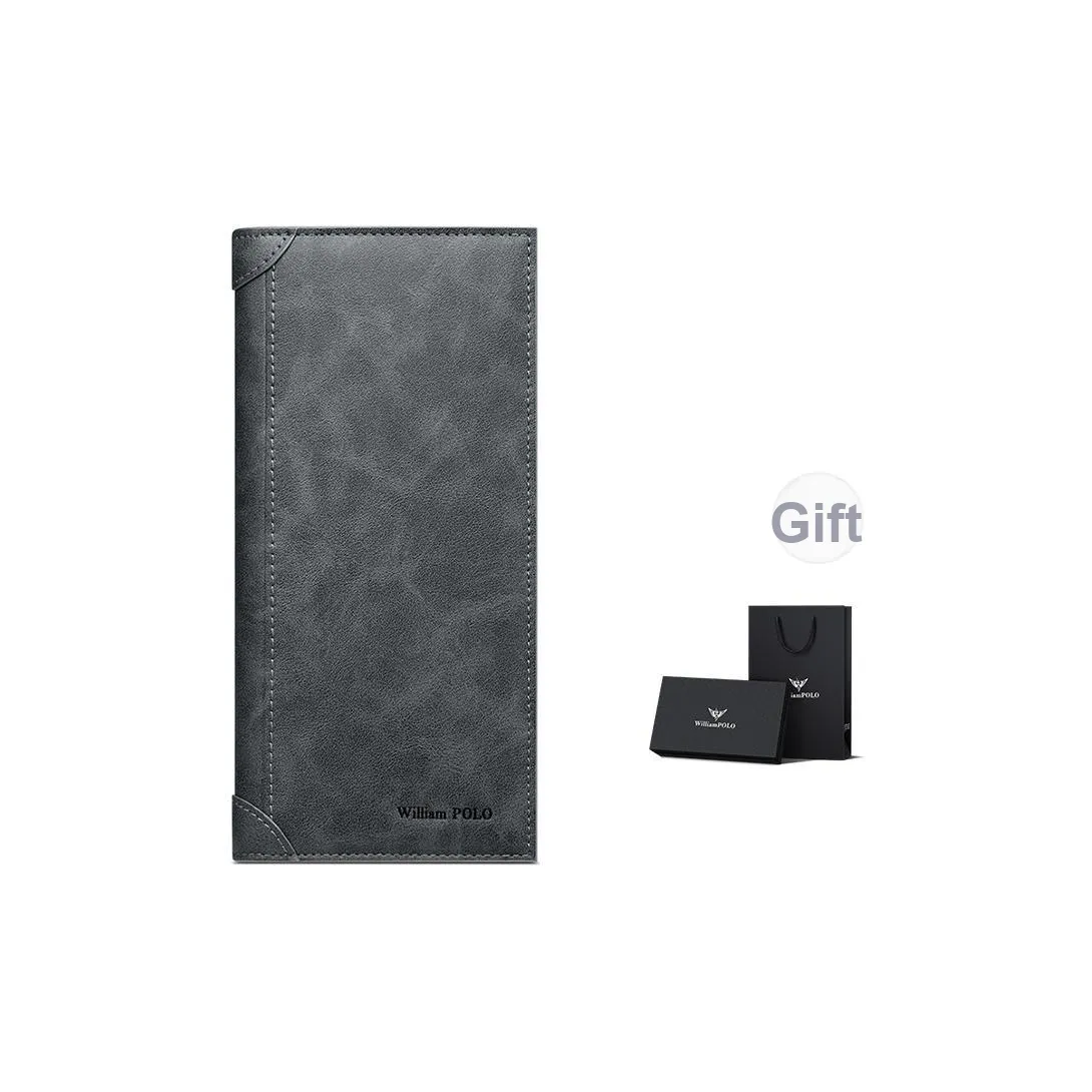WilliamPOLO Синтетическая кожа Длинный Укороченный Кошелек Кожа Картхолдер Обычный Мужской Многоцветный