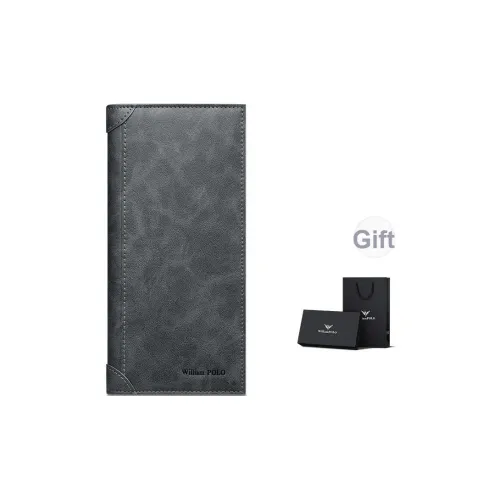 WilliamPOLO Синтетическая кожа Длинный Укороченный Кошелек Кожа Картхолдер Обычный Мужской Многоцветный