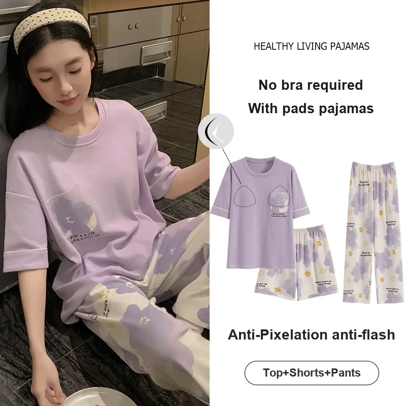 FENTENGCARE Pajama Set Women's Violet-6