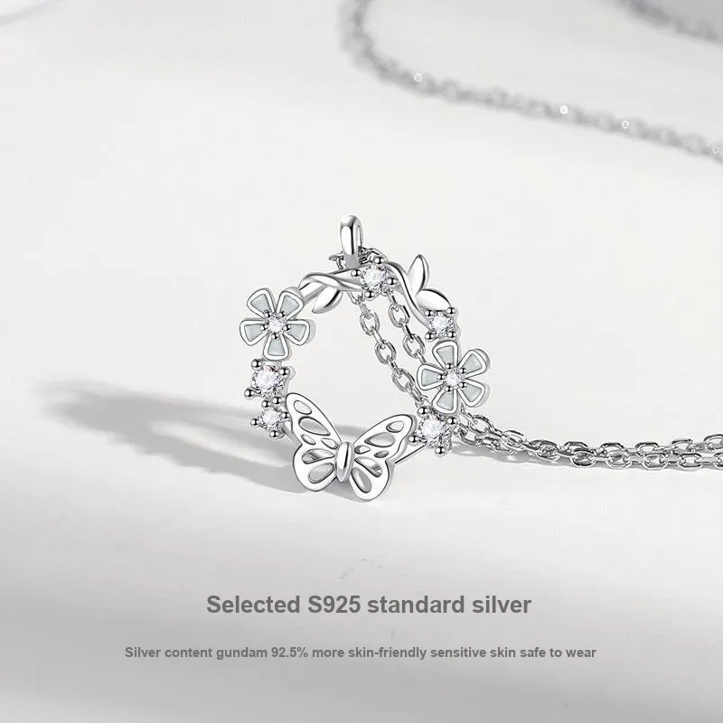 Regalrose 925 Sterling Silver Necklaces Women's Silver-2