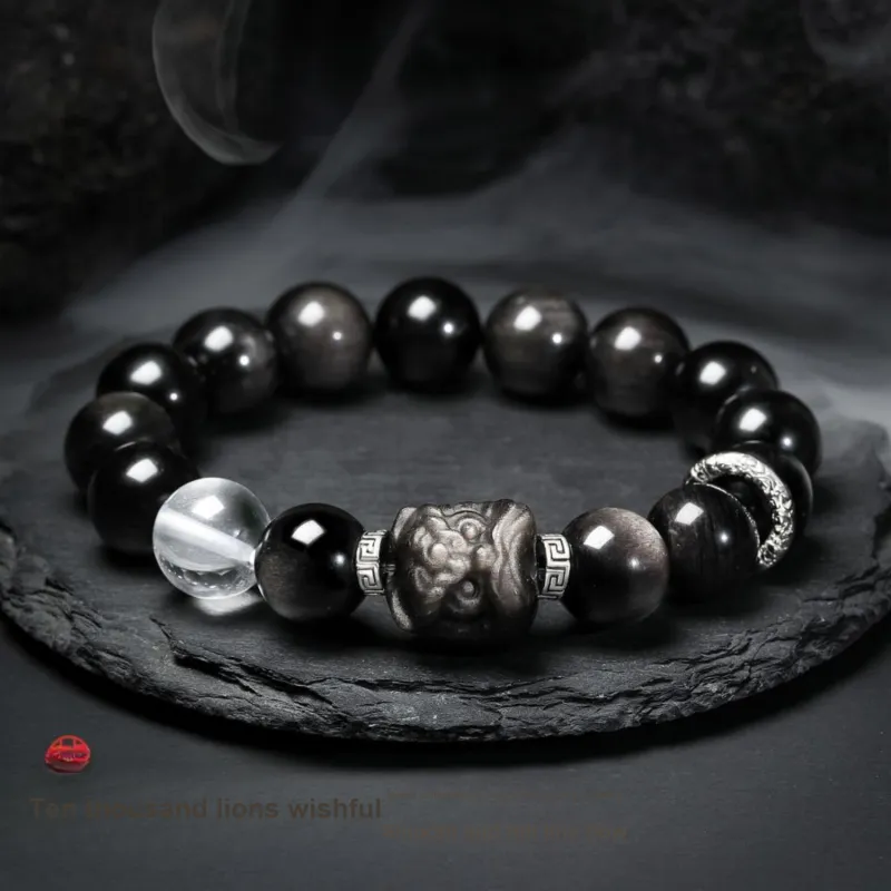 STYLEJING Obsidian Bracelets Unisex-18
