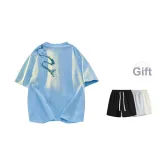 Glacier Blue[Comes with Random Polyester-Cotton Shorts]