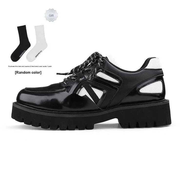 HANQIAORIJI Future Collection Dress Shoes Unisex Black