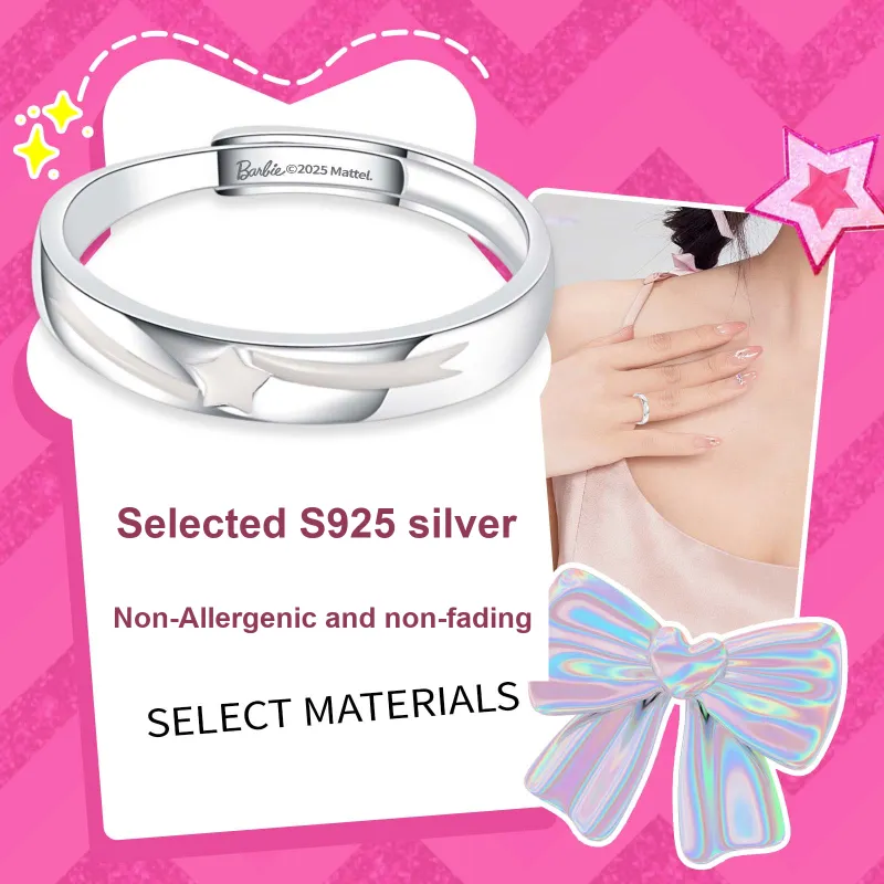 Barbie S925 Silver Rings Unisex-2