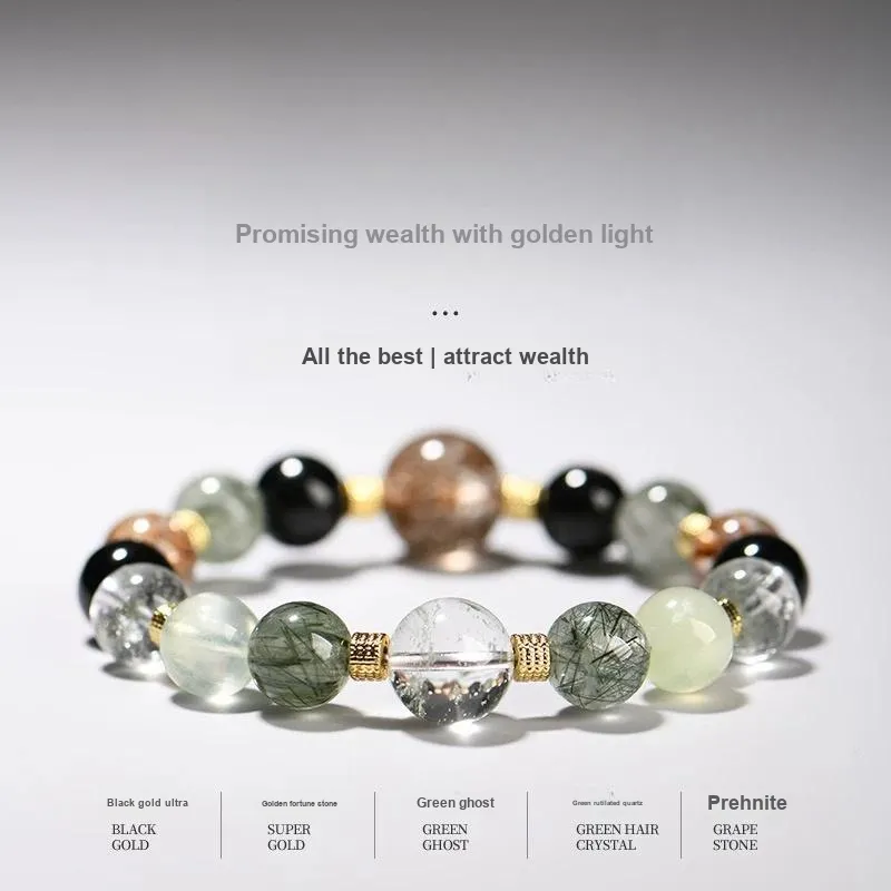Harf Tiger's Eye Stone Jade Bracelets Unisex-12