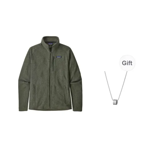 Patagonia Jackets Coats Men's Green Comes With Necklace