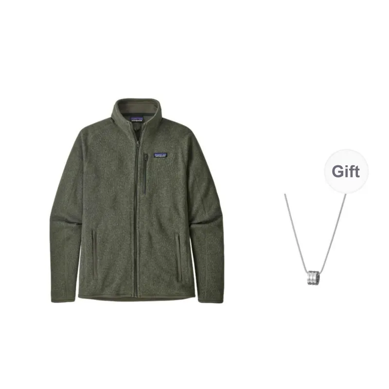 Patagonia Jackets Coats Men's Green Comes With Necklace-0