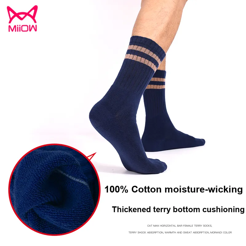 MIIOW Knee High Socks Men's Box 5 Pack-3