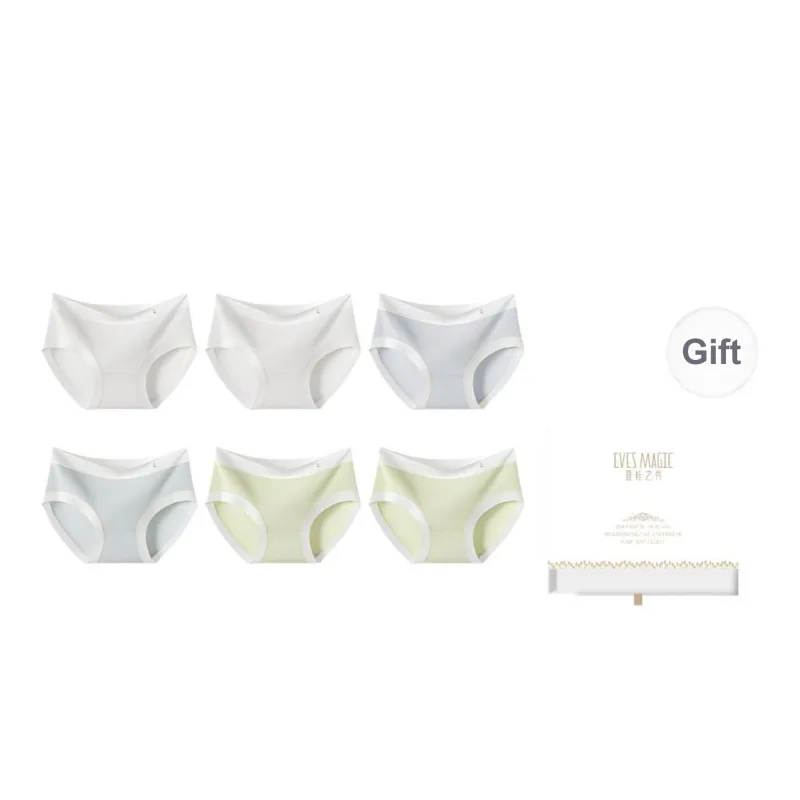 XIA.WA.ZHI.XIU Underpants Women's Shopping Bag 6 Pack-20
