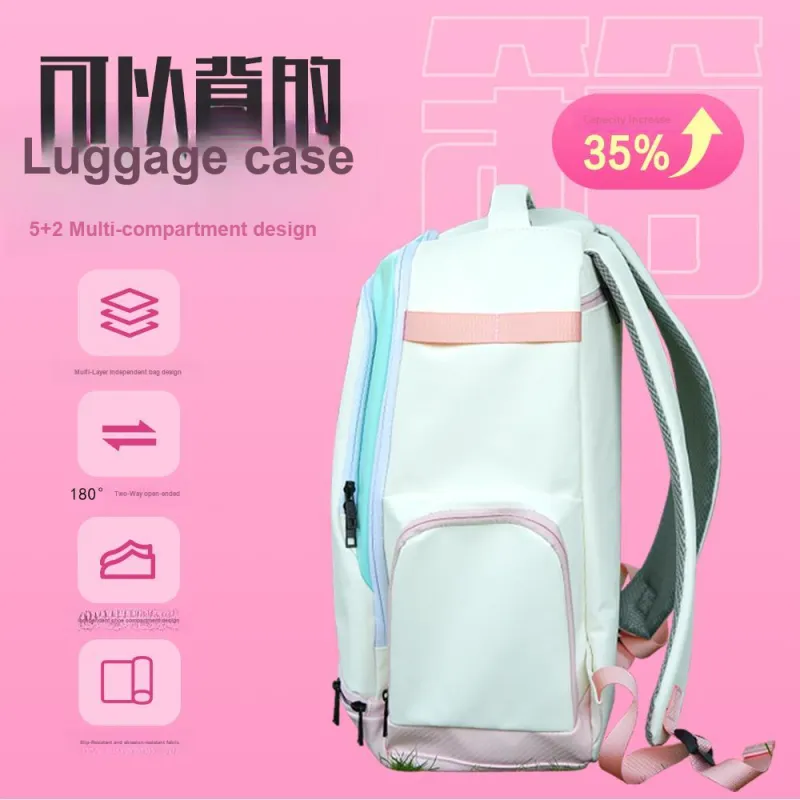 RSL Badminton Racket Bags 2 Pcs Backpack Cherry Blossom Pink Unisex-3