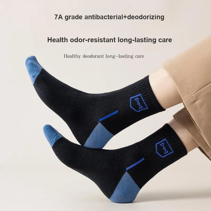 MIIOW Mid Calf Socks Men's 5 Pack-19