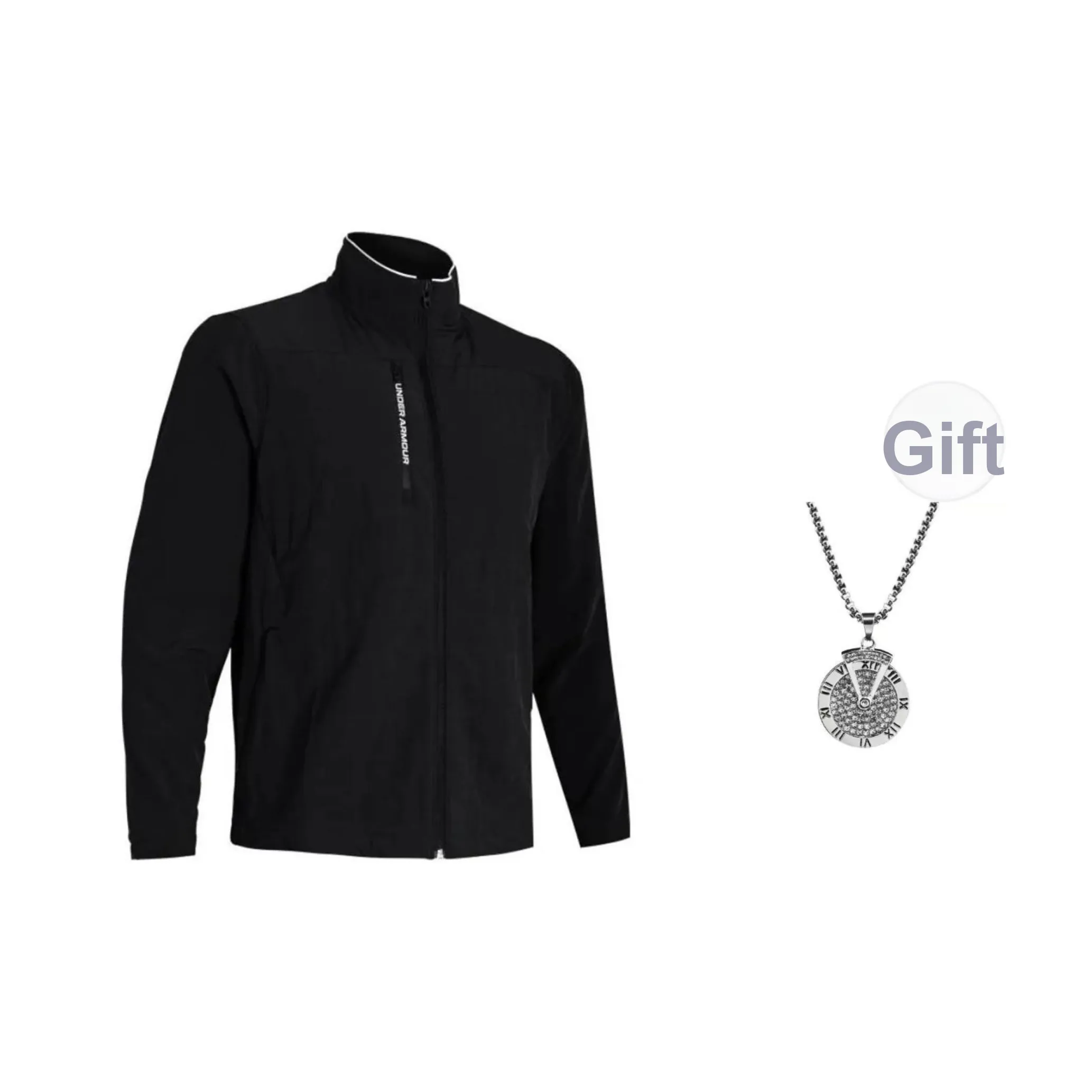 Under Armour Storm Revo Jackets Men Black+Necklace