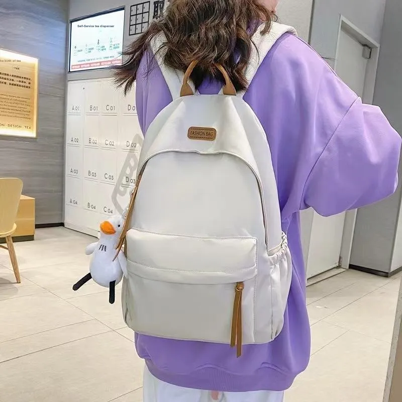 DJ.SPIRIT Nylon Backpack Regular Unisex Black/White-6