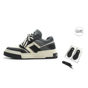 Jifffly Air Cushion Coverage Slip Resistant Cushioning Wear Resistant Height Increasing Low Top Skateboard Shoes Unisex