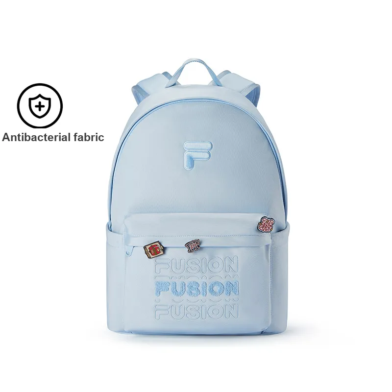 FILA FUSION Fabric Backpack Extra Small Unisex Light White Blue-1