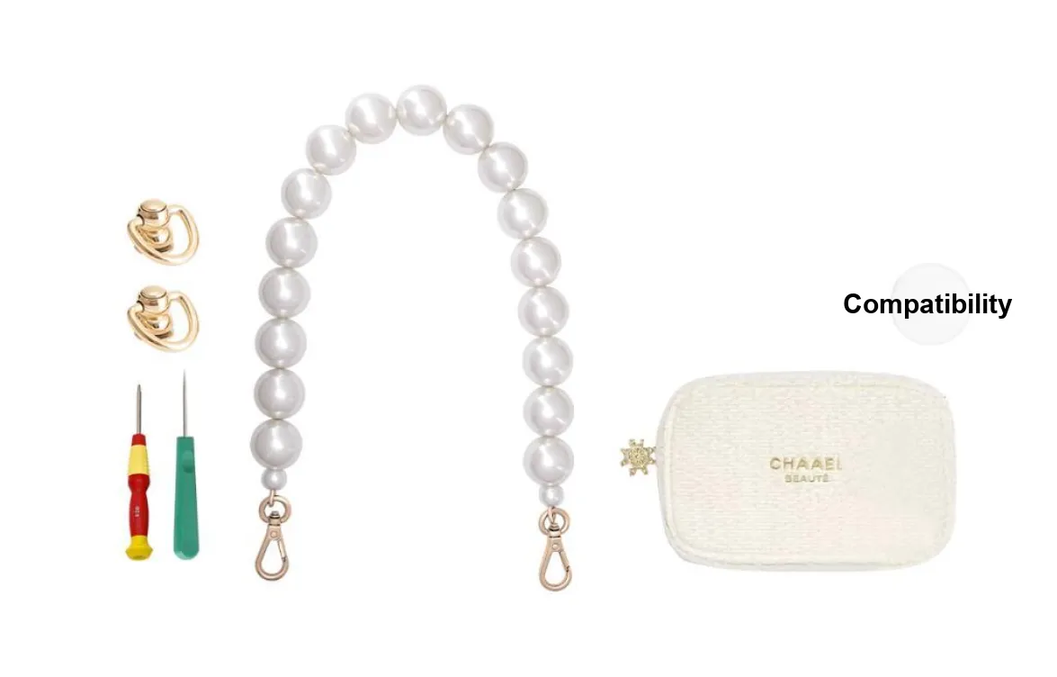 GUYI Alloy Bag Accessory Women's White