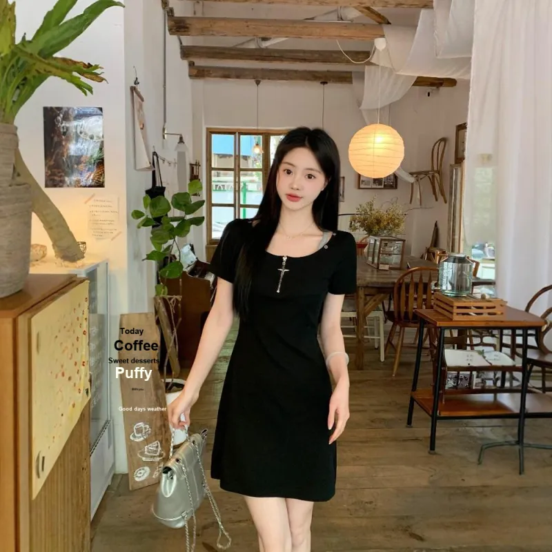 COVER TIME Short Sleeved Dress Women's-2