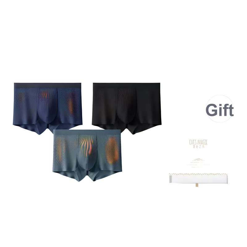 XIA.WA.ZHI.XIU Underpants Men's Shopping Bag 3 Pack-20