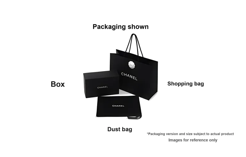 CHANEL Waxed Lambskin Shoulder Bag, Crossbody Bag, Handbag Mini Women's Milk Tea Champagne-3