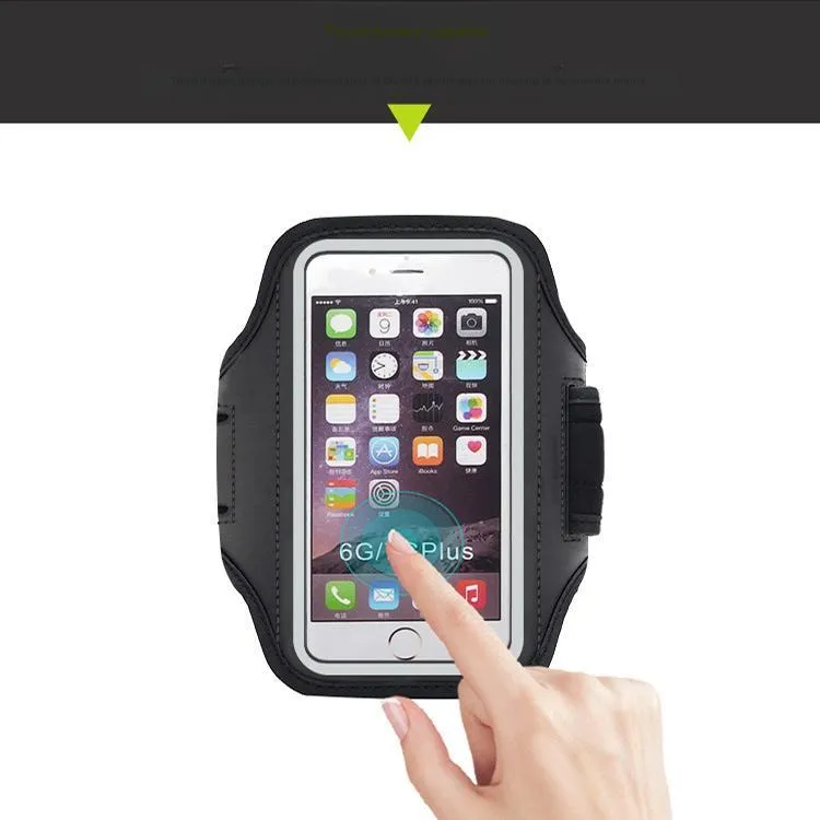 UMA Running Equipment Running Armband PU Unisex Black-3