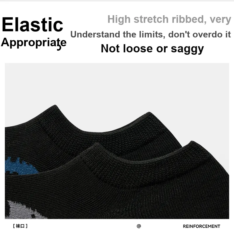 SEM/R Ankle Socks Unisex 5 Pack-5