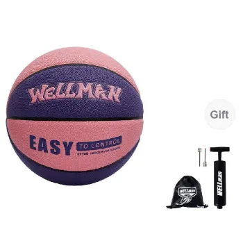 WELLman PU Basketball Rose Purple Size 6 Ball Indoor Outdoor Universal Women's