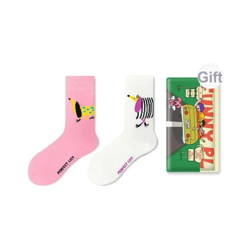 PL Носки Crew Унисекс Сумка для покупок 2 упаковки Смешанные цвета