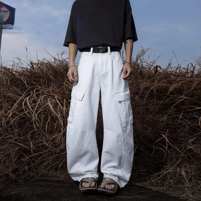 BLANC & ECLARE Jeans Unisex White-5