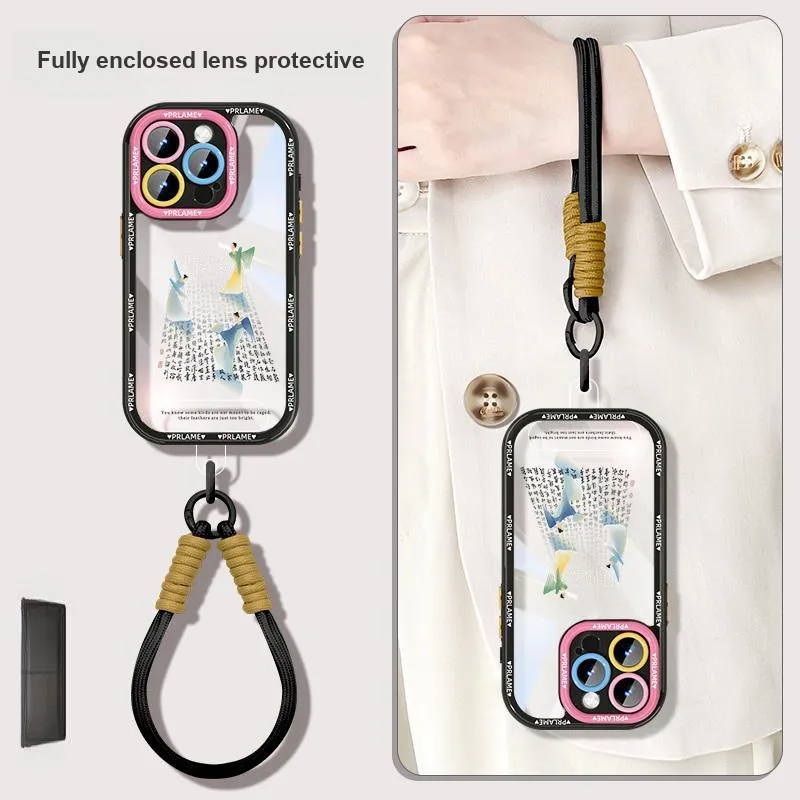 Sen Dog Acrylic Material Transparent Backpack Style Phone Cases Applicable To IPhone15Promax/Pro/Plus/14/13/12-7