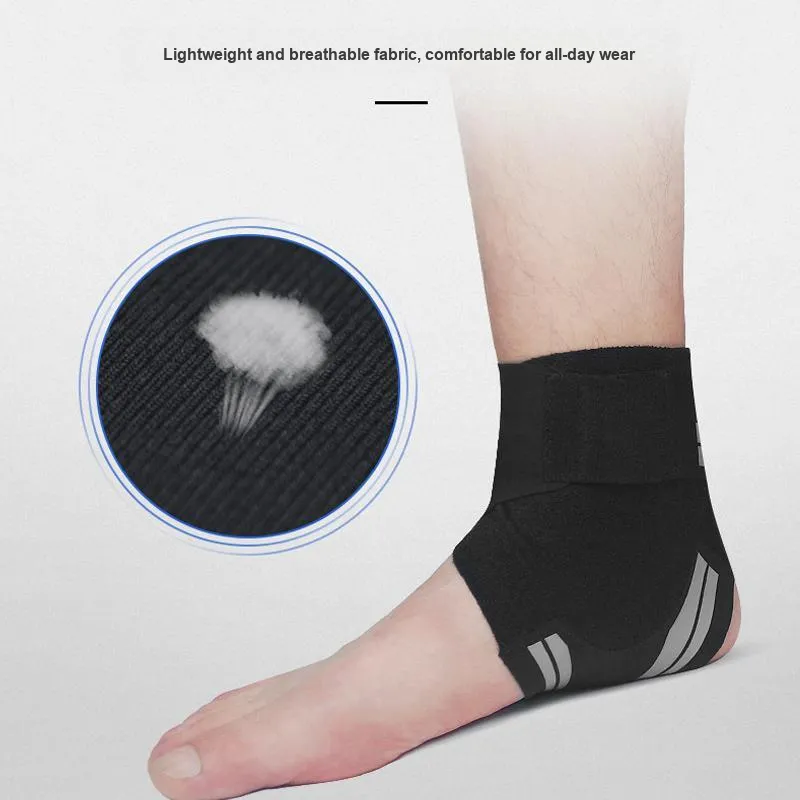 MDIKAWE Ankle Braces Soccer Basketball Running Cycling Unisex Polyamide Elastane-8
