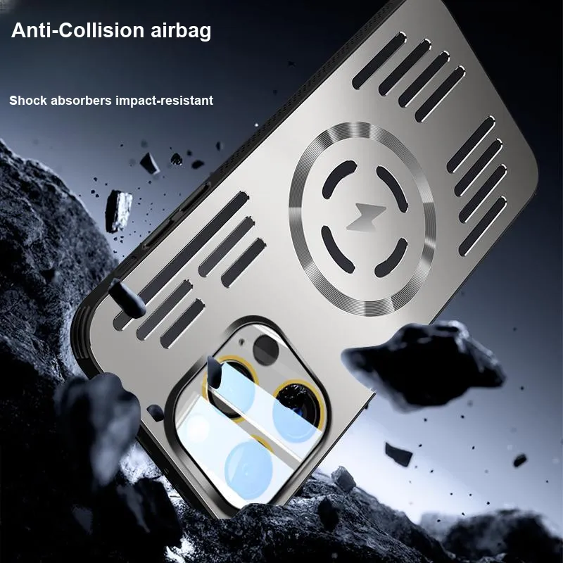 Yoobao Metal Impact Resistant Magnetic Phone Cases Compatibility IPhone 13 Pro/Apple 13 Pro Max/13 Business Formal-14