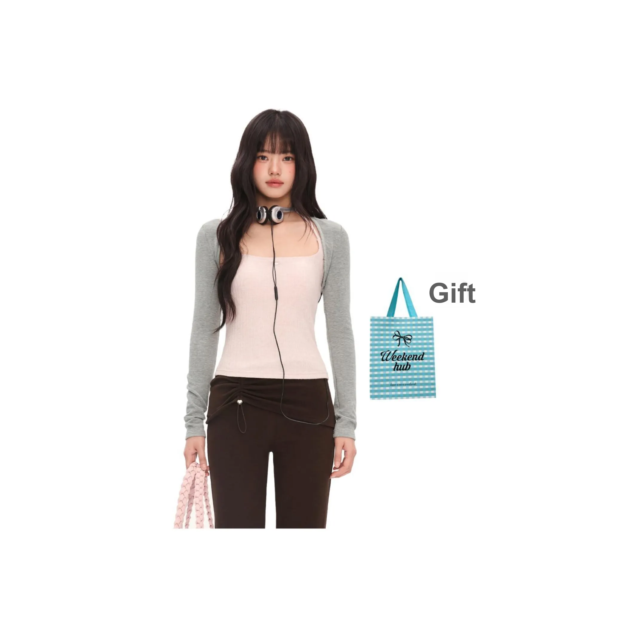 WEEKEND HUB Минималистский стиль Универсальный Топ Женские