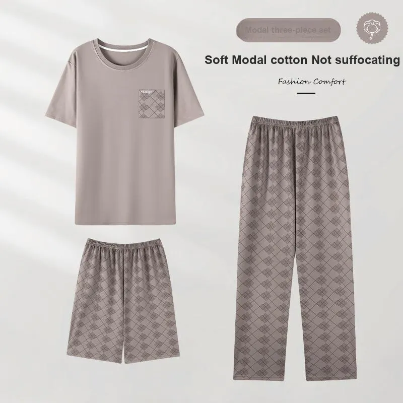 William Pajama Set Men's Image Color-1