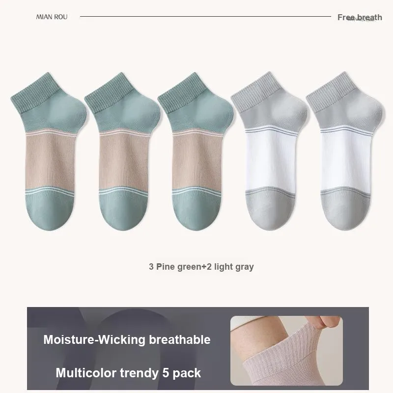 7 SEVFUN Ankle Socks Men's 5 Pack-7