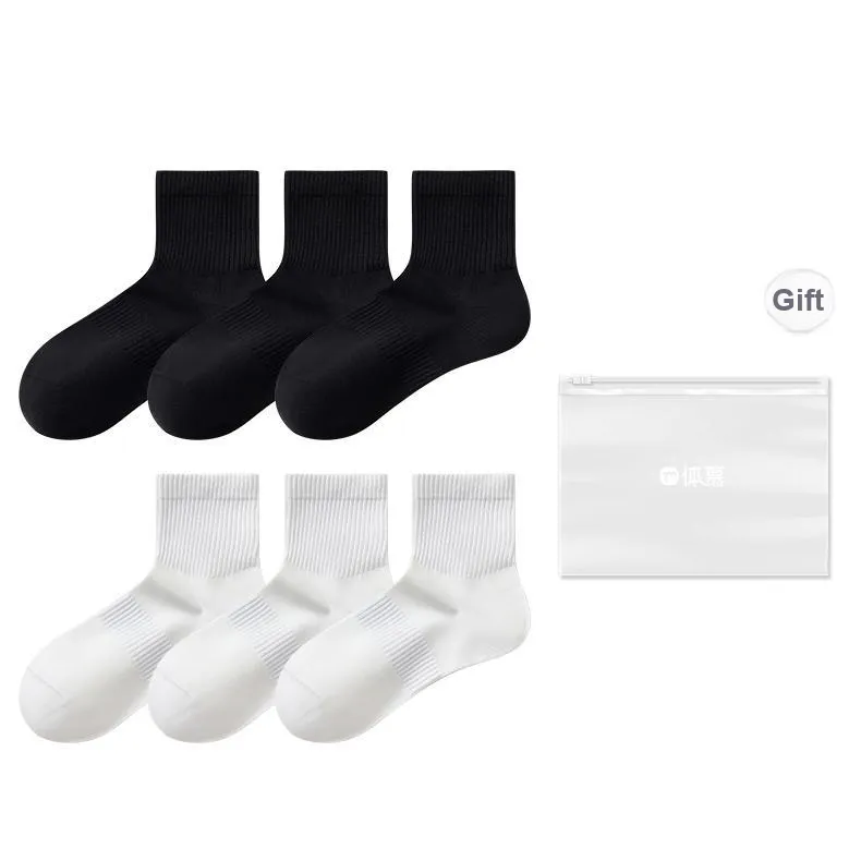 Temooues Ankle Socks Women's Shopping Bag Combo Set-15