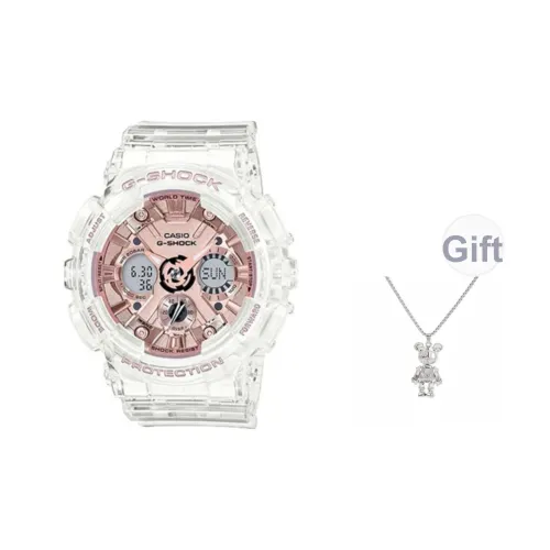 Г Shock Кварцевый Механизм Часы Унисекс Розовый Циферблат