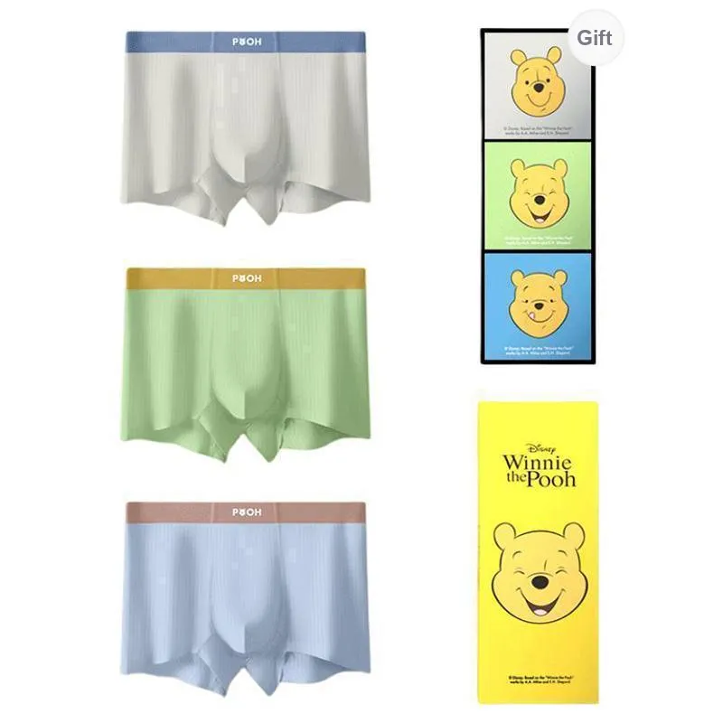 Disney Winnie The Pooh Series Underpants Men's 3 Pack-11