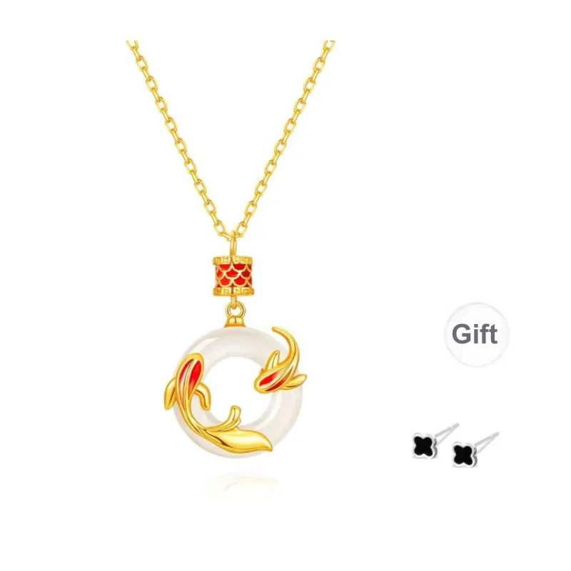 Master Kim Chalcedony Jade Necklaces Unisex-0